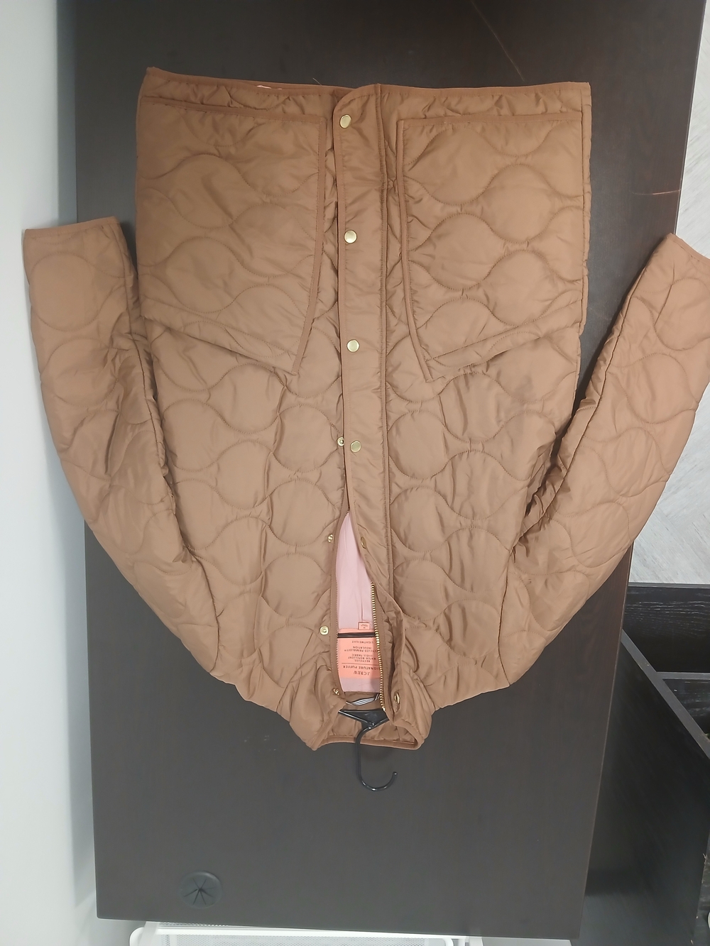 J. Crew Light Brown Signiture Puffer Jacket - Water Repellent & Insulated(M)